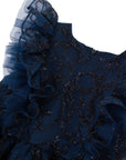 Tartine et Chocolat® Navy Tulle Metalized wire Alkalmi Ruha - Tartine et Chocolat - Ruhák és szoknyák - OduStore