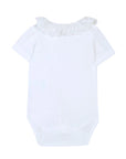 Tartine et Chocolat® Rövid ujjú, csipkés nyakú body - Blanc - Tartine et Chocolat - Body - OduStore