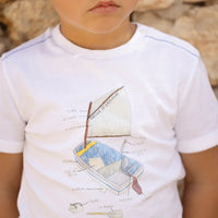 Tartine et Chocolat® Rövid ujjú póló hajó - Azur - Tartine et Chocolat - Pólók, ingek - OduStore