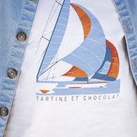Tartine et Chocolat® Rövid ujjú póló vitorlás - Azur - Tartine et Chocolat - Pólók, ingek - OduStore