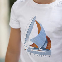 Tartine et Chocolat® Rövid ujjú póló vitorlás - Azur - Tartine et Chocolat - Pólók, ingek - OduStore