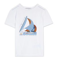 Tartine et Chocolat® Rövid ujjú póló vitorlás - Azur - Tartine et Chocolat - Pólók, ingek - OduStore