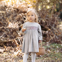 Tartine et Chocolat® Ruha - Beige Irise smocked - 3y - Tartine et Chocolat - Ruhák és szoknyák - OduStore