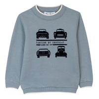 Tartine et Chocolat® Sweat Bleu illustration voitures Pulóver - Tartine et Chocolat - Pólók, ingek - OduStore