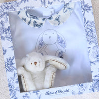 Tartine et Chocolat® Újszülött doboz - Blue inspiration Toile de Jouy - Tartine et Chocolat - Baba szettek - OduStore