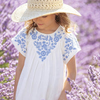 Tartine et Chocolat® Virágmintás vászon nyári ruha - Nacre - Tartine et Chocolat - Ruhák és szoknyák - OduStore