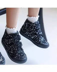 TDShoes® Vízálló cipő - fekete fehér foltos - Tornadora - Lábbeli > Cipő - OduStore