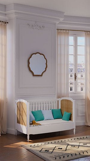 Theo Bebe® Hermione Neige 60x120 cm - es ágy - Theo Bebe - Babaágy - OduStore