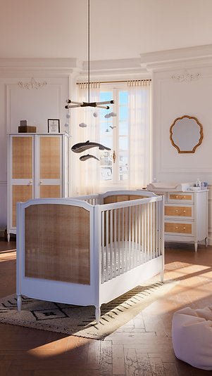 Theo Bebe® Hermione Neige 70x140 cm - es ágy - Theo Bebe - Babaágy - OduStore