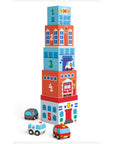 Djeco Toronyépítő Kockák - Autók városa