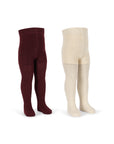 Konges Sløjd 2 db-os harisnya szett - Bordeaux/Off white