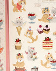 Konges Sløjd Reusable Sticker Book - Kitty Friends