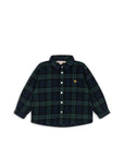 Konges Sløjd Children's cotton shirt - Green check