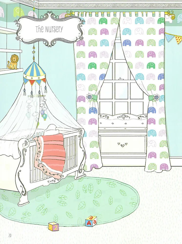 Usborne® Royal doll's house sticker book - Usborne - Kreatív - OduStore