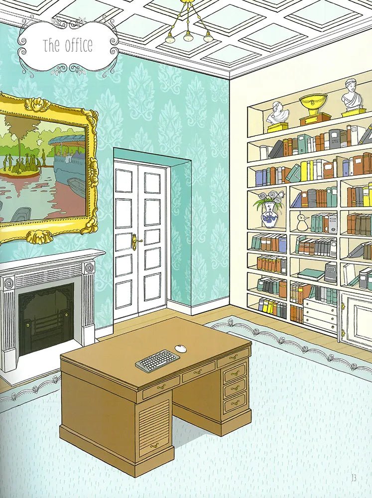 Usborne® Royal doll's house sticker book - Usborne - Kreatív - OduStore