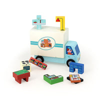 Vilac® Fa logikai játék, Pack it right - A költözés - Vilac - Készségfejlesztők