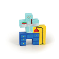 Vilac® Fa logikai játék, Pack it right - A költözés - Vilac - Készségfejlesztők