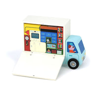 Vilac® Fa logikai játék, Pack it right - A költözés - Vilac - Készségfejlesztők