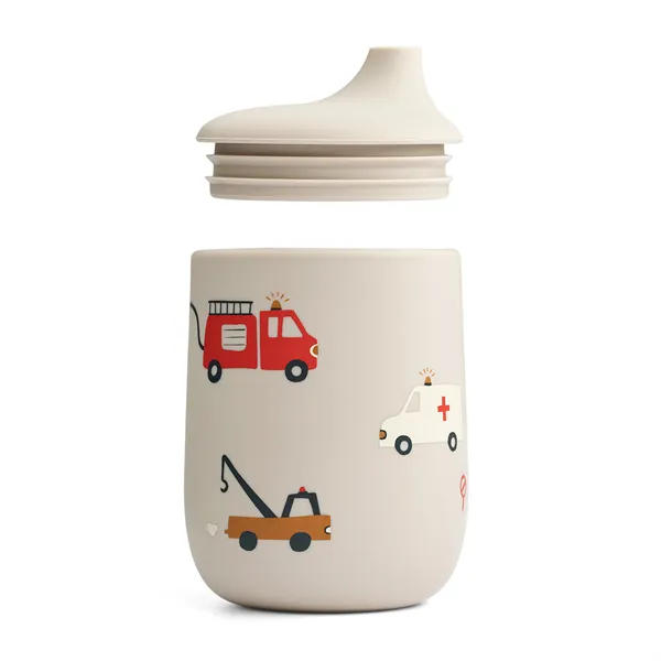 Liewood® Szívószálas sippy cup vészhelyzeti járművek-1