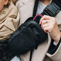 Wildride mini tépőzáras táska hordozóra – fekete
