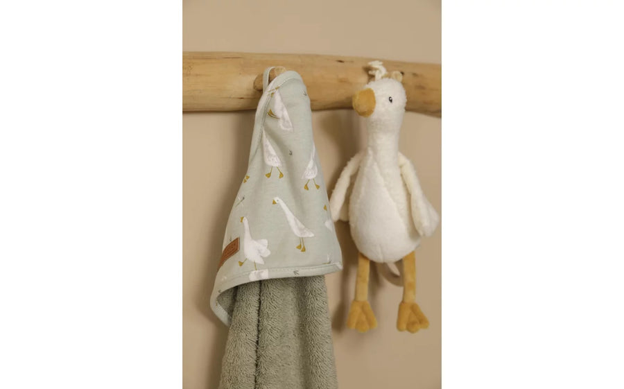 Little Dutch® Felhúzható zenélő gúnár - Newborn Naturals