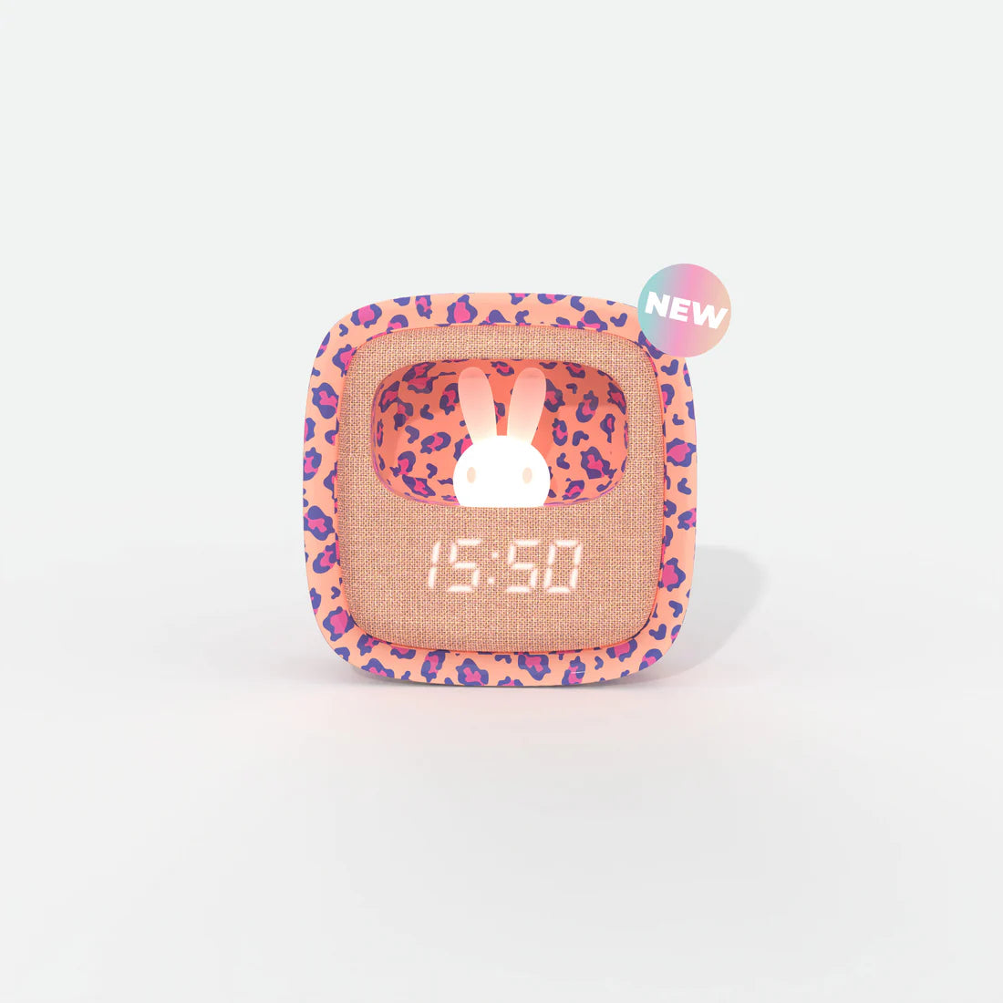 MOB® Billy Clock ébresztőóra - Pink Leopard