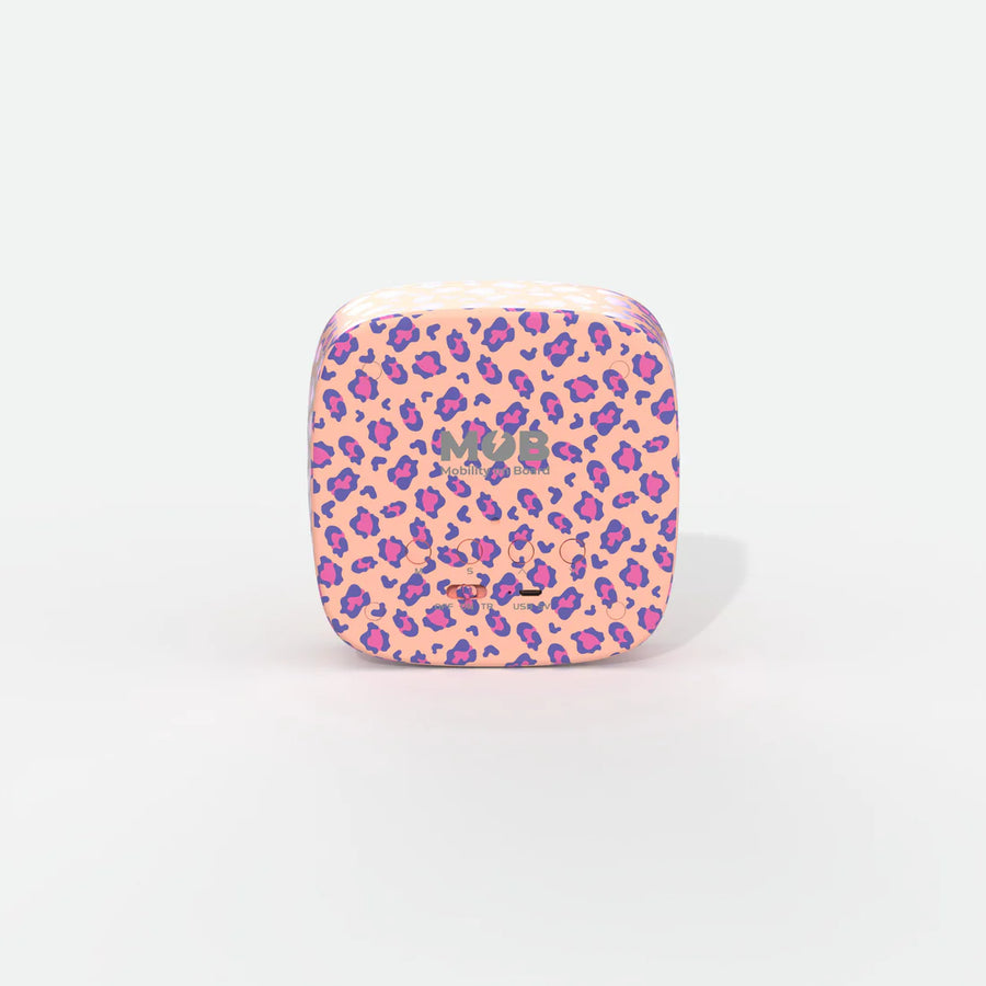 MOB® Billy Clock ébresztőóra - Pink Leopard
