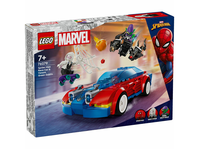 Lego® Marvel: Pókember versenyautó & Venomizált Zöld Manó