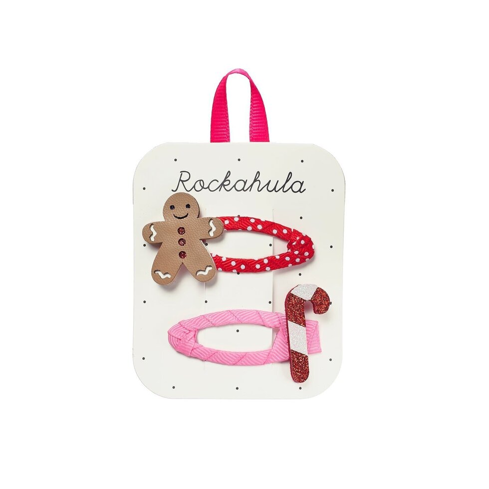 Rockahula Karácsonyi hajcsatok - Jolly Gingerbread