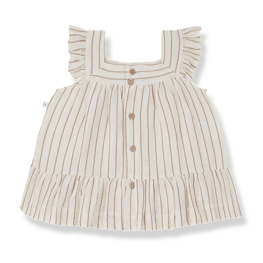 1 + in the Family® Fodros vállú babaruha - MIRIAM - 1+ - Ruhák és szoknyák