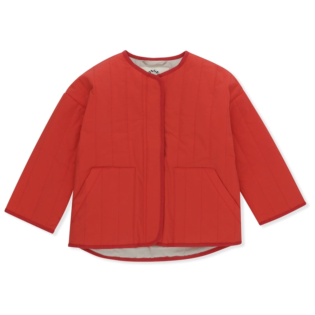 Konges Sløjd Storm Thermo Kabát - Fiery Red 9-10Y