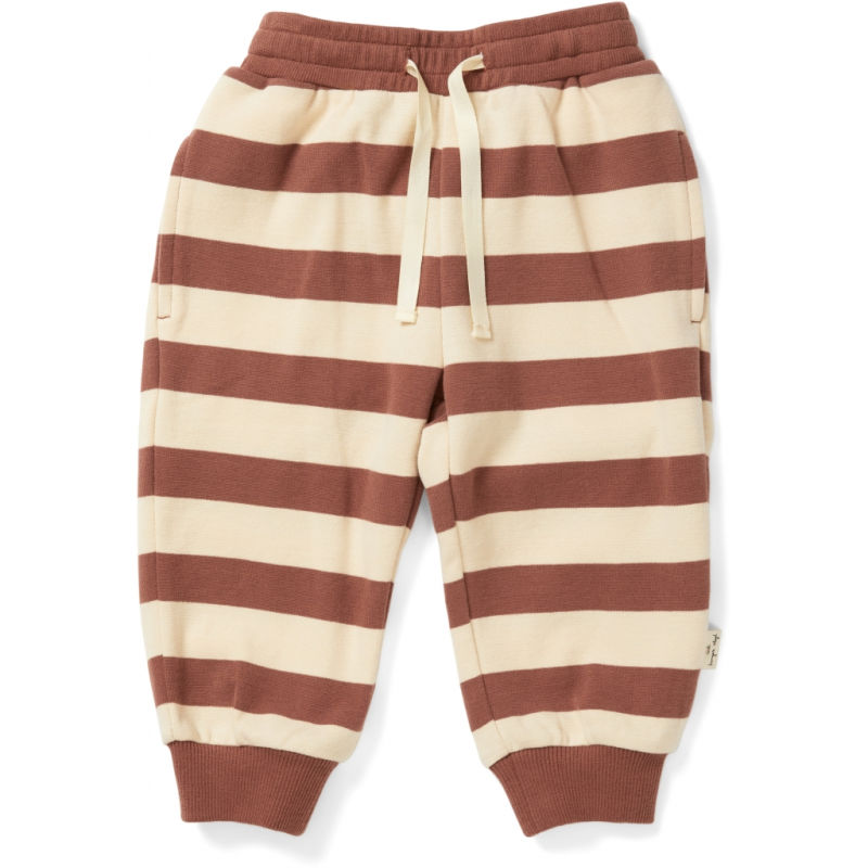 Konges Sløjd Lou Melegítőnadrág - Striped Fig Brown
