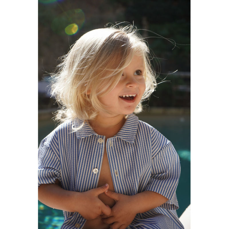 Konges Sløjd Striped shirt blue 18m