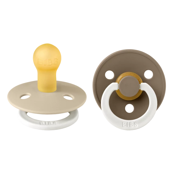 BIBS Colour 2-es Szett - Esti vanília/Esti tölgy, 0-6 hó