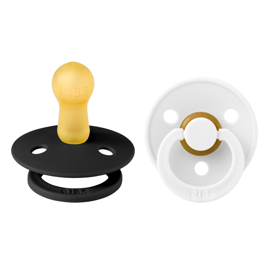 Bibs® Cumi Colour 2-es szett (Fekete/Hófehér)