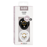 Bibs® Cumi Colour 2-es szett (Fekete/Hófehér)