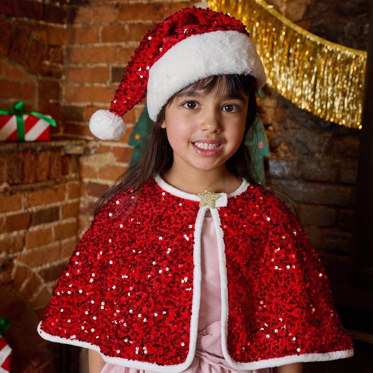 Rockahula Glitter Santa Cape