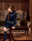 Tartine et Chocolat Jardin Anglais Dress - Marine Blue