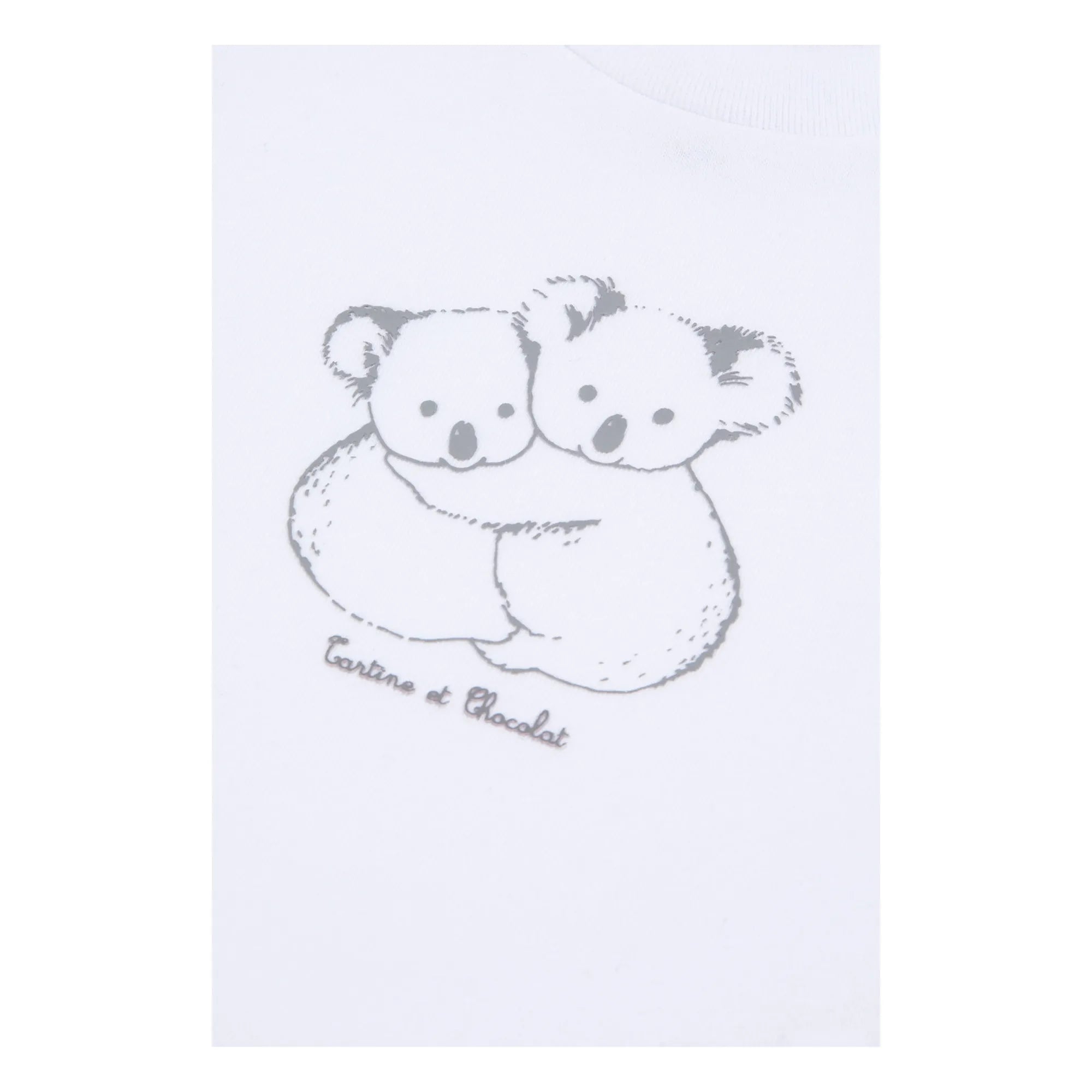 Tartine et Chocolat Short Sleeve T-Shirt - White Koala - 1m