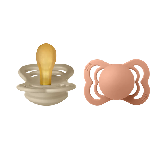 BIBS Supreme 2-es szett - Vanília/Barack, 0-6 hó