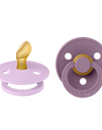 BIBS Colour 2-es szett - anatómiai cumifej - Viola/Mályva (0-6 hónap)
