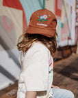 Hello Hossy Baseball Cap - Linen Flowers