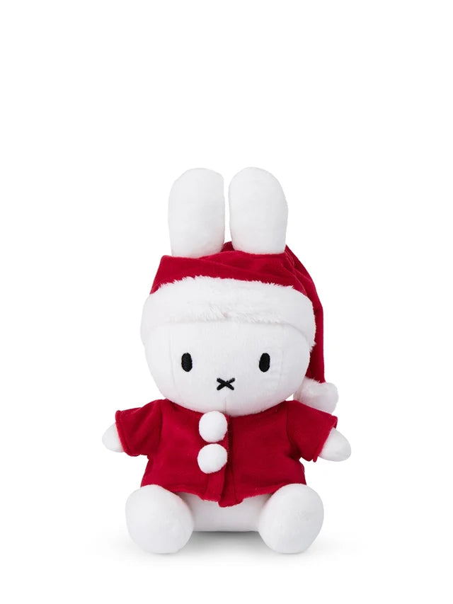 Bon Ton Toys Miffy Mikulás plüss (23cm) - White / Red