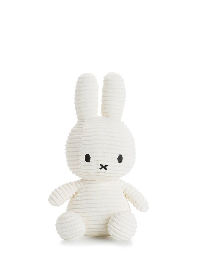 Bon Ton Toys - Miffy Kordbársony 23 cm - Offwhite