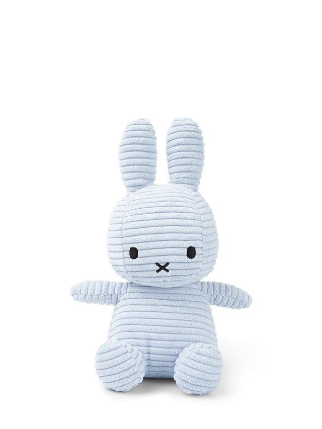 Bon Ton Toys - Miffy Kordbársony 23 cm - Ice Blue