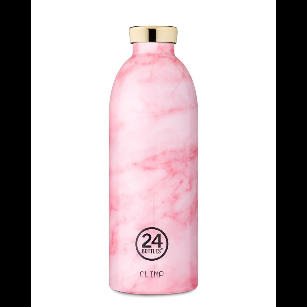 24Bottles® Clima 850Ml Rozsdamentes Acél Termosz - Pink Marble - 24Bottles - Kulacs - OduStore
