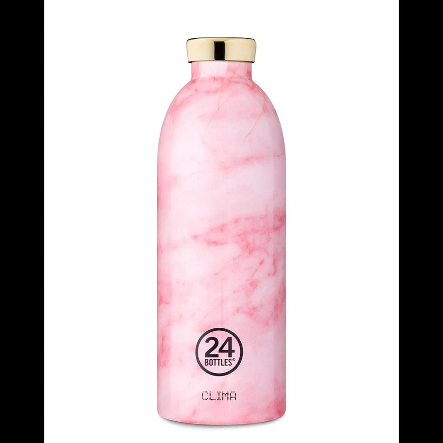 24Bottles® Clima 850Ml Rozsdamentes Acél Termosz - Pink Marble - 24Bottles - Kulacs - OduStore