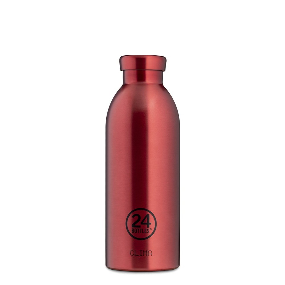 24Bottles Clima 500Ml Stainless Steel Thermos, Fire Red