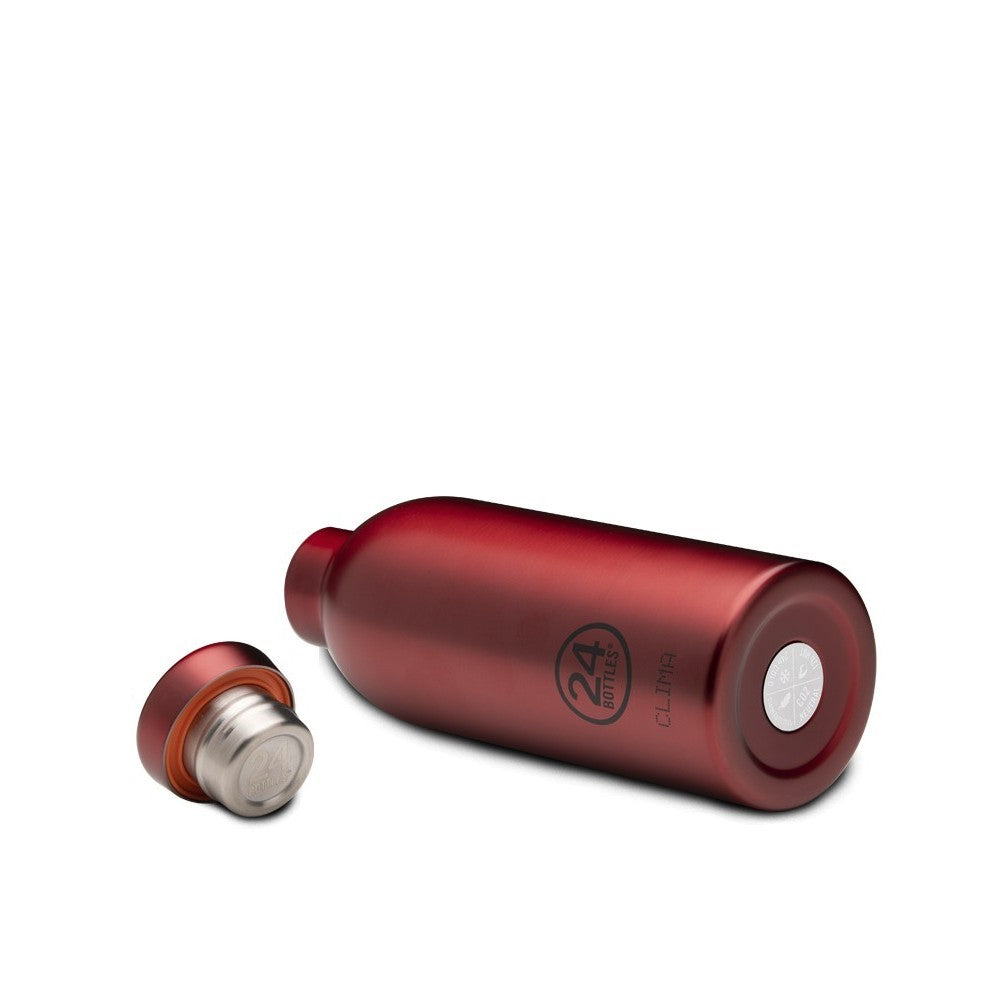 24Bottles Clima 500Ml Stainless Steel Thermos, Fire Red