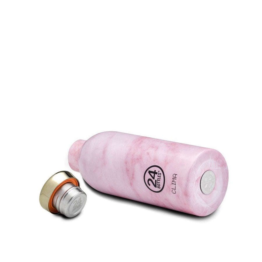 24Bottles® Clima Rozsdamentes Acél Termosz - Marble Pink - 24Bottles - Kulacs - OduStore
